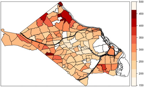 Spatial Modeling of Response Time to Structure Fire